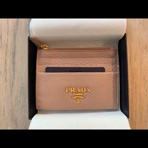 Prada Zip Card Wallet